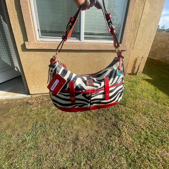DOONEY and BOURKE zebra hobo purse , NWT - Picture 4 of 16